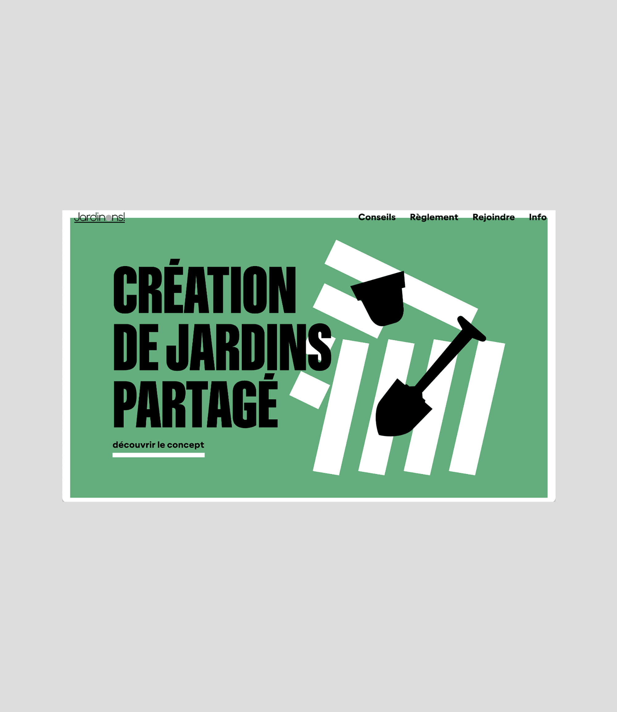 Jardinons website